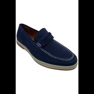 Vintage Foundry Co. Men's Menahan Mesh Loafer Navy - Medium